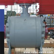 3PC RF Flanged Pneumatic Operated Trunnion Mounted Ball Valve (Q641F)